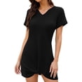 thumbnail image 2 of Women's Floral Pineapple Print V-Neck Beach Cover-Up Dress for Vacation and Summer, 2 of 9