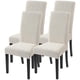 thumbnail image 1 of Fundas Jacquard para Sillas de Comedor SearchI, Juego de 4, Beige, 1 of 8