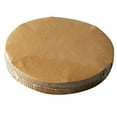 thumbnail image 1 of 100Pcs Round Baking Paper Cake Paper Pad Oil-proof Cupcake Paper Mat BBQ Oil Paper Brown (10 Inches 25.4cm), 1 of 5