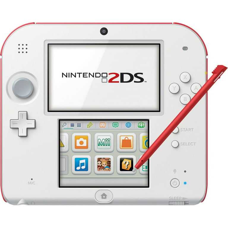 Nintendo 2DS - Red + White [Nintendo 2DS System] Walmart.com
