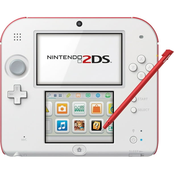 spray sofistikeret sikkerhedsstillelse Nintendo 2DS Console - Red + White [Nintendo 2DS System] - Walmart.com