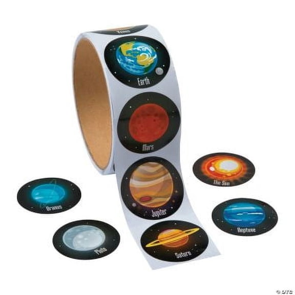 Solar System Roll Stickers - Stationery - 1 Piece