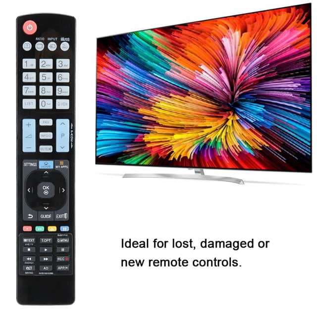 Mando A Distancia ABS Resistente Al Desgaste, Color Negro, Para LCD TV AKB73615306 / AKB72615379 / AKB72914202