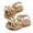 Gold, variant on Sandals for Girls Toddler Girls Sandals Soft Rubber Flats Summer Baby Flower Girl Shoes Gold,8.5