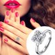 thumbnail image 1 of Anillo de ajuste de moda Anillo de compromiso de boda Anillos Compromiso Boda Cumpleaños Día de San Valentín Regalos de joyería Wmkox8yii shlkj1018, 1 of 1