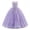 Purple, variant on Flower Girl Sparkly Sequins Shiny Butterfly Formal Wedding Tulle Dress Junior Pageant First Communion Easter Princess Party Birthday Ball Gown 3T Blue