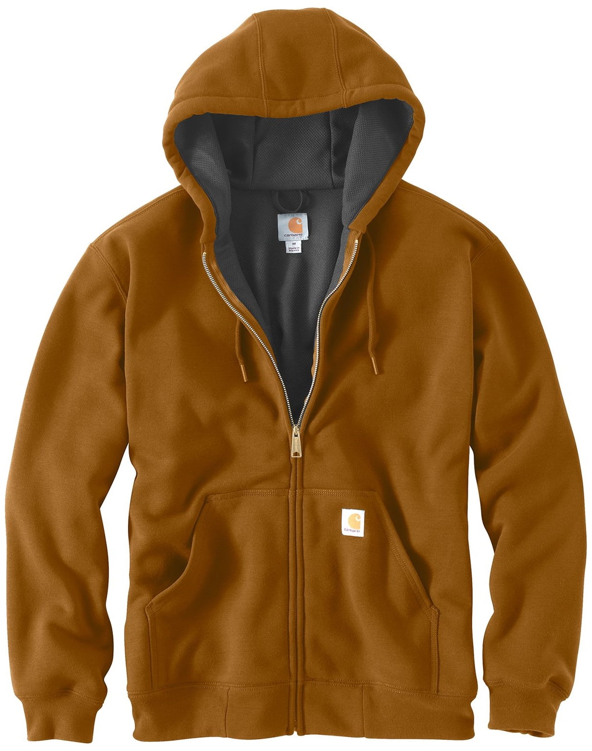 fleece lined carhartt hoodie