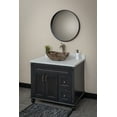 thumbnail image 5 of Eden Bath EB-S060DE-P 19.7 x 13 x 5.9 in. Polished Emperador Marble Stone Canoe Sink, Dark, 5 of 12
