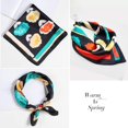 thumbnail image 4 of CHUNTIAN 100% Mulberry Silk Scarfs Small Square Scarf 21" x 21" Neck Scarf Breathable Lightweight for Women Gift Packed, 4 of 8