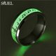 thumbnail image 1 of SMJEL-anillo luminoso con tótem de dragón para hombre y mujer, sortija fluorescente que brilla en la oscuridad, ajustable, regalo de joyería, 1 of 4