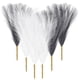 thumbnail image 1 of 6 PCS Simulación Pampas Grass Tondos cortos Pampas Artificial Grass Bouquets Bouquets Sala de estar Decoraciones de dormitorio de cocina, 1 of 6