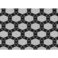 thumbnail image 1 of Ahgly Company Machine Washable Indoor Rectangle Transitional Charcoal Black Area Rugs, 2' x 4', 1 of 7