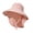 Pink, variant on DLQT Black One-Size Large Brim Sun Hat For Women To Cover Face And Protect Against Uv Rays In Summer Sun Riding Outdoor Sun Hat Mountaineering Hat