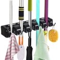 thumbnail image 1 of Multifunctional Wall Mounted Broom Holder, Storage Hanger Holder with 5 Slots an, 1 of 5