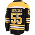 thumbnail image 3 of Men's Fanatics Justin Brazeau Black Boston Bruins Home Premier Breakaway Player Jersey, 3 of 3