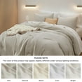 thumbnail image 3 of U by Bedsure 3 Pieces Queen Comforter Bedding Set, Beige Comforter Set for All Seasons, 1 Lightweight Prewashed Comforter and 2 Pillowcases, Queen, Beige, 3 of 5