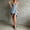 Light Blue, variant on Casual Sleeveless Tennis Dress with Fringe Trim in Solid Color for Everyday Comfort and Versatile Styling Brown XXL