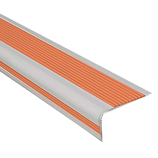 Protecteur de Bord d'Escalier Autocollant Antidérapant Imperméable Rayure de Bord d'Escalier Intérieur Extérieur Bande en PVC
