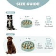 thumbnail image 5 of Outward Hound Medium Slow Feeder Bowl, Puzzle Maze for Fast Eaters, Small to Medium Dogs, Helps Prevent Bloat & Aid Digestion, Holds 2 Cups Wet or Dry Food, Non-Slip, Made Without BPA, Sage, 5 of 6