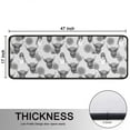 thumbnail image 5 of Kitchen Rugs Sets Of 2,Gray Highland Cow Lemon Pattern Anti Fatigue Kitchen Mat Rugs Non Slip Washable,Decorative Kitchen Floor Mats for Kitchen,Sink,Laundry,17"x47"+17"x47", 5 of 5