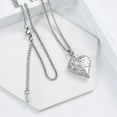 thumbnail image 7 of Cremation Jewelry Angel Wing Heart Urn Necklaces for Ashes for Women Men Memorial Lockets Pendant Engraved Always in my Mind Forever in my Heart, 7 of 7