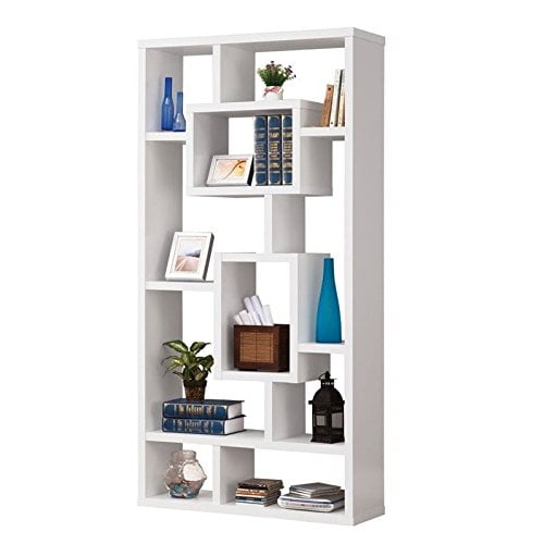 Bookcase, White, 35.50 X; 11.50 X 70.75"H