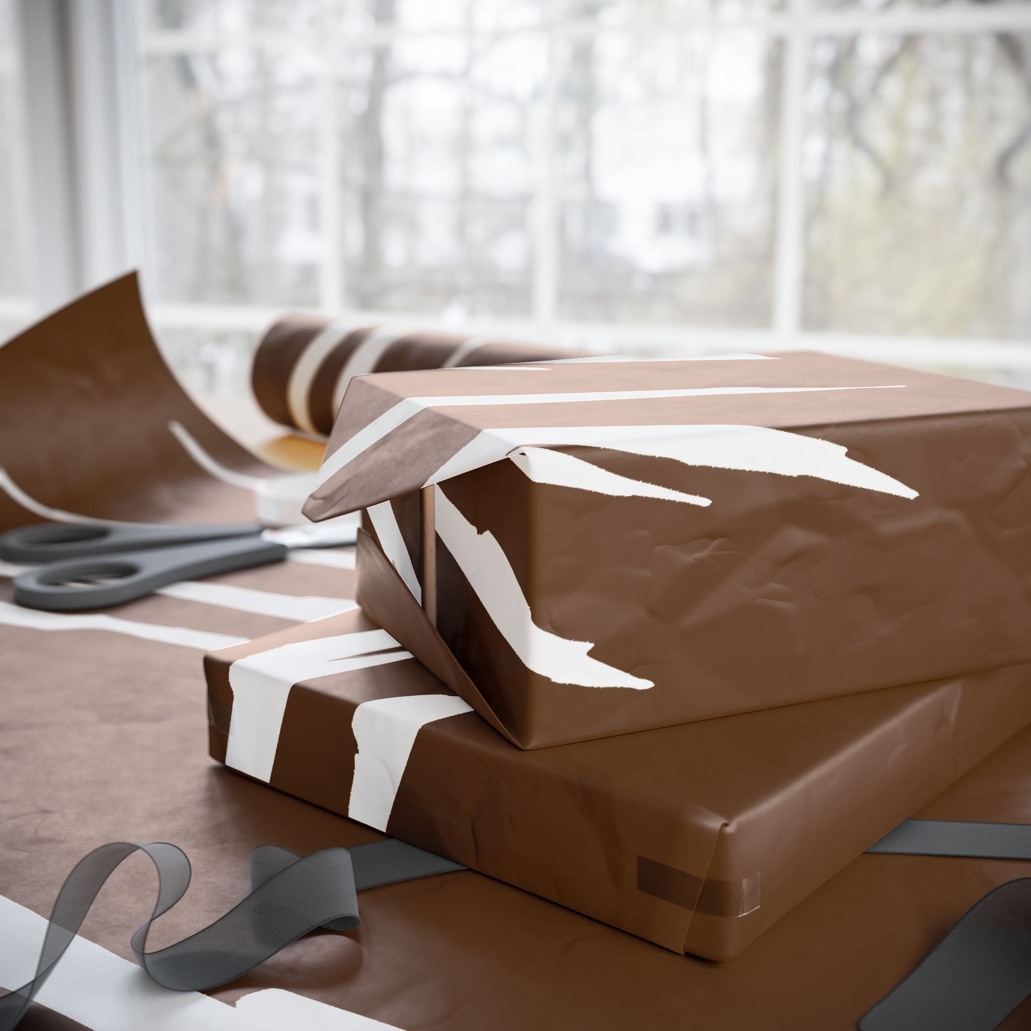 Effete Feline Claw Marks Scratch Gift Wrap Papers