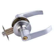 yuehuaidai 1 Set Stainless Steel Three Bar Locking Handle Lock Handle Door Lock with 3 Keys