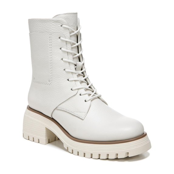 Franco Sarto Womens Jetson Leather Lugged Sole Ankle Boots