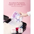 thumbnail image 5 of Micebay Travel Bottles for Toiletries 8 Pack, Travel Size Toiletries, Tsa Approved Travel Size Containers 3oz, with Travel Essentials Clear Bag, Leak Proof Silicone Squeezable Creams Jars, 5 of 9