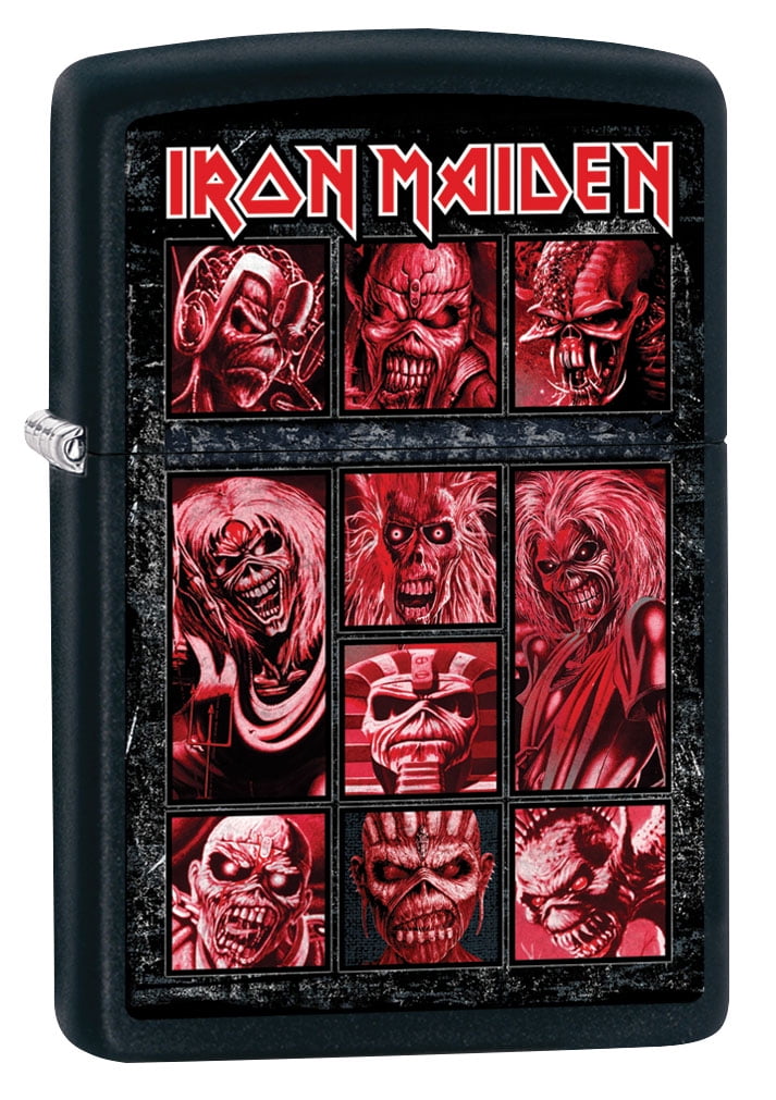 Zippo Lighter Iron Maiden Collage Black Matte 80912