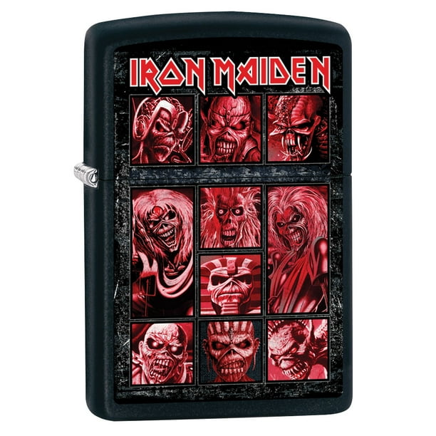 Zippo Lighter Iron Maiden Collage Black Matte 80912