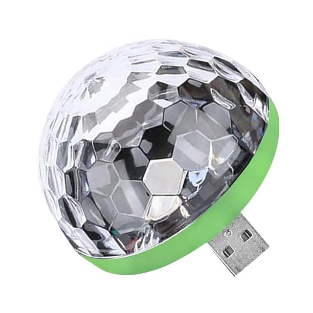 Matsuzay Nuevo USB LED Disco DJ Stage Car Light Portable Family Party Ball Colorful Light Bar Club Lámpara de efecto de escenario Iluminación de Iluminación navideña Matsuzay HA019287-00