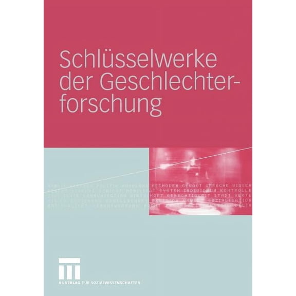 SchlÃ¼sselwerke Der Geschlechterforschung, (Paperback)