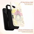 thumbnail image 4 of Cute Positive Vibes Phone Case, Hand Drawn Girl with Heart Crown and Inspirational Quotes, Whimsical Artistic Cover for iPhone 16 15 14 13 12 11 Pro Plus Mini, 4 of 6