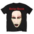 thumbnail image 1 of Marilyn Manson - Camiseta Red Lips de Algodón para Adultos Unisex (Negro), 1 of 2