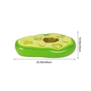 Inflatable Beverage Cooler - Green Plastic Drink Ice Bucket for Party Pool BBQ Picnic - 25.59x19.69in Outdoor Beverage Tub for Events