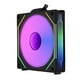 thumbnail image 1 of Ventilador Lian Li UNI SL-Infinity 120 con aspas invertidas, color negro, 1 of 1
