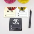 thumbnail image 2 of Bobasndm WiFi Hotspot Signage Strong Sticky  Public Shop WiFi Password Sticker Reusable Practical for Home, 2 of 7