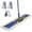 Blue Large, variant on Microfiber Mops for Floor Cleaning, Dust Mop with 4 Washable Pads, 2-SidedMicrofiber Flip Mop for Wet & Dry Use, Flat Floor Mops for Hardwood, Laminate, Vinyl,Kitchen, Tile -1 Scraper