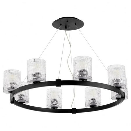 

Longwood Warren 8 Light Chandelier-Noir Finish Bailey Street Home 183-Bel-4539631