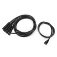 thumbnail image 1 of Hei Ignition Wire, 8mm Spark Plug Wire 1m Length High Efficiency Stable Ignition Spark Plug Wire Set for 4 Cylinder Classic Cars, 1 of 7