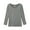 Gray, variant on INNERSY Women's Thermal Underwear Tops Round Neck Base Layer Shirt