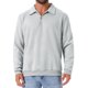 thumbnail image 1 of SUDADERA DE PULLOVER DE MANGA LARGA CON CREMALLERA CUARTO INSPIRADA EN CHIC PARA HOMBRE, PATRONES GEOMÉTRICOS, TALLA 2XL, GRIS CLARO, 1 of 5