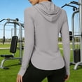 thumbnail image 4 of Neewe Veste Athlétique Légère pour Femmes Protection Solaire Fermeture Éclair Intégrale Chandails à Manches Longues Randonnée Plein Air Poches, 4 of 8
