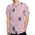 thumbnail image 4 of High Quality Hawaiian Shirts for Men Short Sleeve Aloha Beach Shirt Floral Summer Casual Button Down Shirts Blouses PPPT8S, 4 of 7