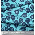 thumbnail image 3 of Soimoi Poly Georgette Fabric Artistic Floral Decor Fabric Printed Yard 42 Inch Wide, 3 of 5