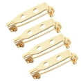 thumbnail image 1 of 100/50/30 pta/oro tón DIY pinza para el pelo broche Pin trasero cierre de seguridad 15mm 30mm Zulema  Broche pin broche trasero, 1 of 8