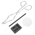 thumbnail image 3 of 4pcs/set Graphite Melting Set Quartz Bowls Long Plier Trough Stirring Rod Smelting Forge Kit, 3 of 14
