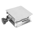 thumbnail image 3 of 2X Scientific Lab Jack-100 x 100mm Stainless Steel Lab Stand Table Rack Scissor Lab-Lift Lifter for Science Experiment, 3 of 8